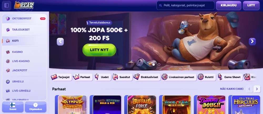 spinbara etusivu